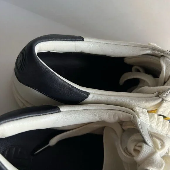 TORY Burch SPORT Ruffle Striped Women’s 8.5 Low Top Sneakers Lace Up Shoes - Picture 13 of 16